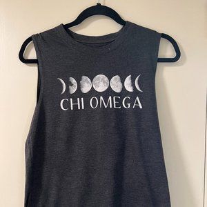 Chi Omega Moon Phase Muscle Tank